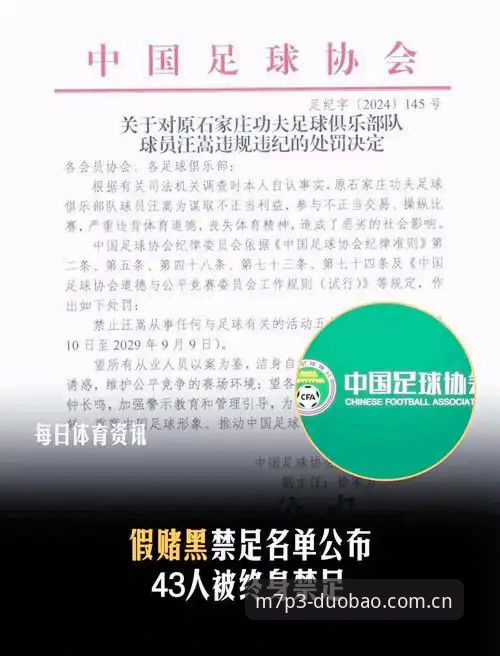 中国足协第三批禁足名单深度解读：在多宝体育平台追踪事件全貌的完整指南